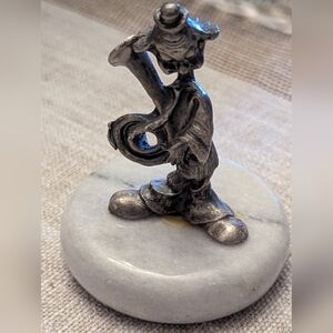 1970's Spoontiques Pewter Cast Metal Circus Clown Figurine